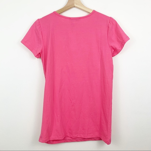 LuvmaBelly Nursing Top Small Pink Short Sleeve - Picture 2 of 4